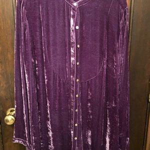 Velvet blouse